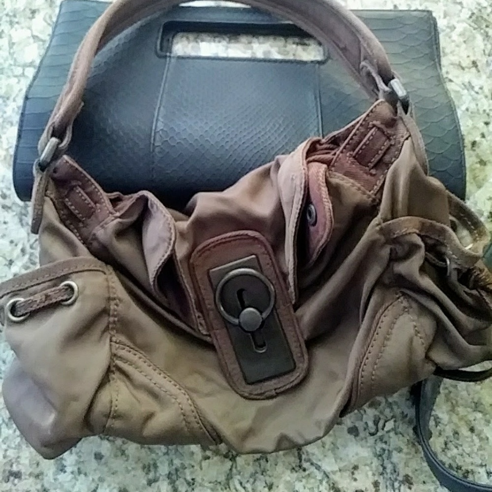 Gap Jeans scrunched satchel purse